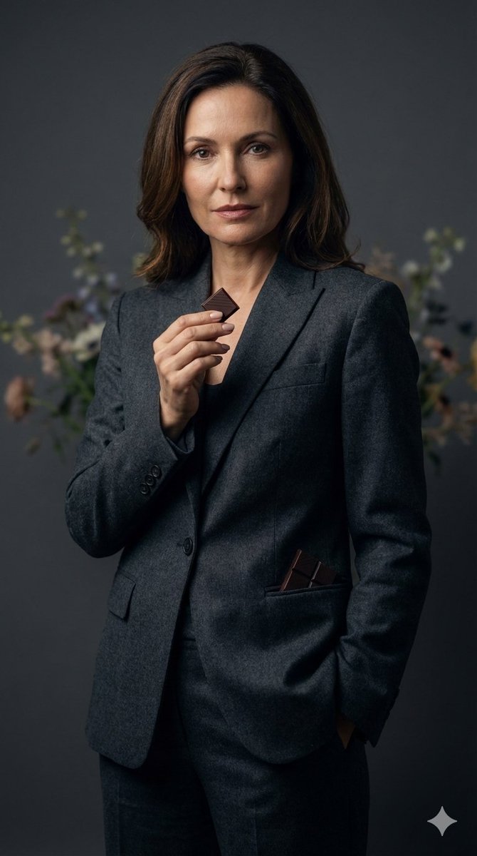 Luxury Editorial Portrait of Mature Woman Prompt — output 1