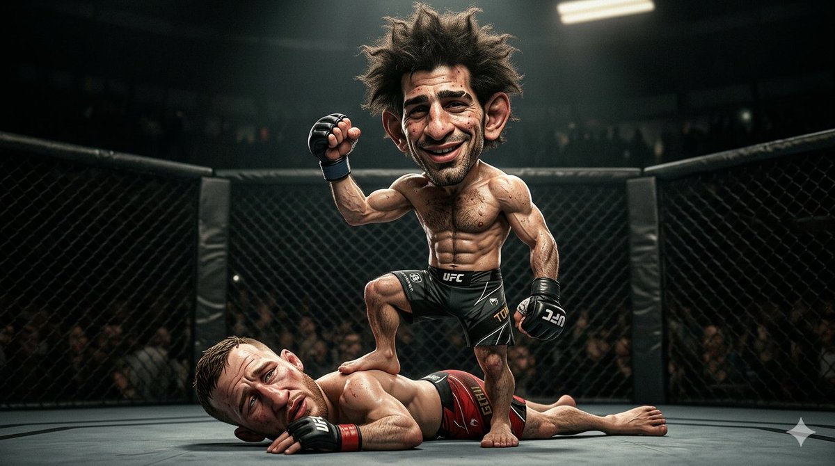 Game Asset - 3D Caricature MMA Victory — output 1