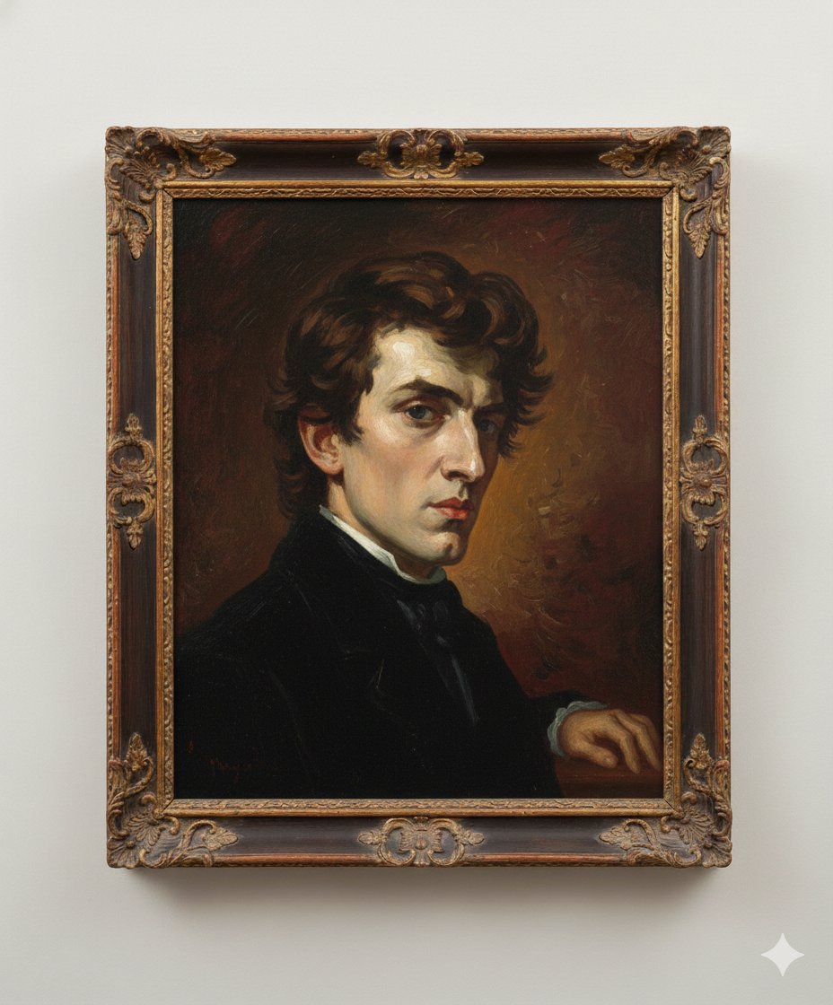 Image Generation Prompt: Arranging Delacroix's Chopin — output 1