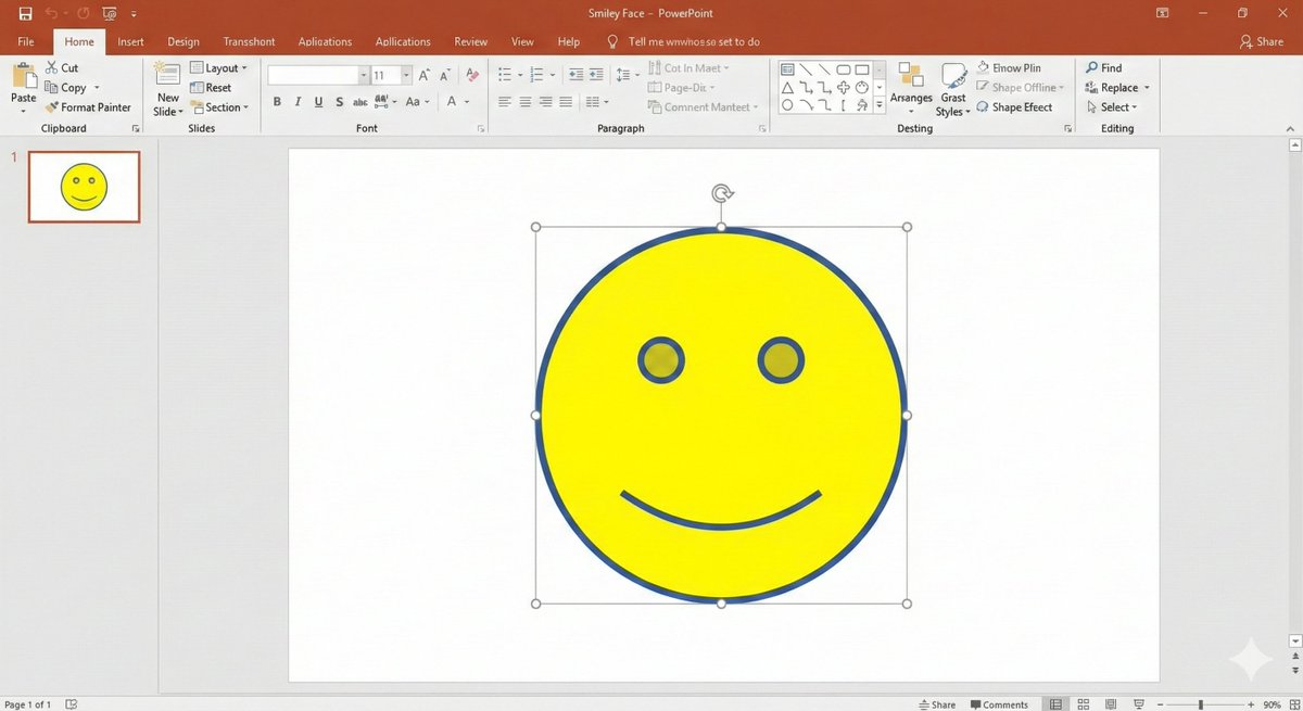 Nano Banana Pro PowerPoint Smile Mark Prompt — output 1