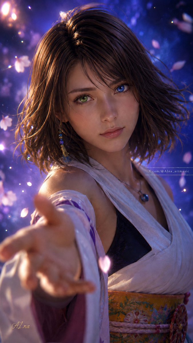 Profile / Avatar - Cinematic Yuna Fantasy Portrait — output 1