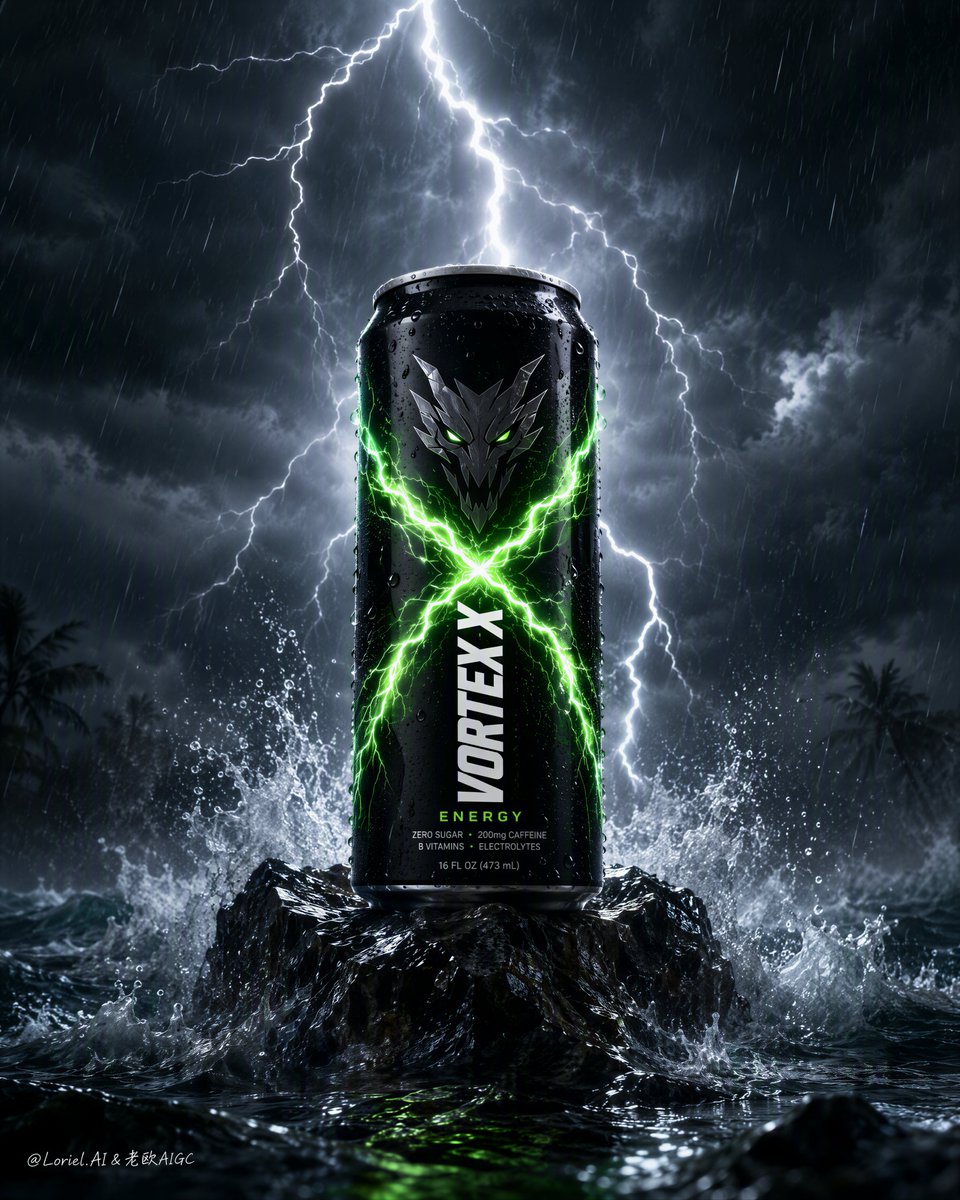 Product Marketing - Electric Energy Drink Poster — output 1