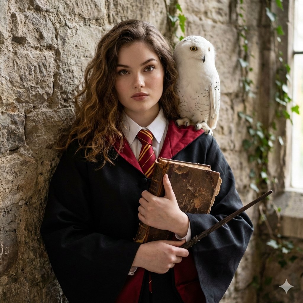 Hogwarts-Style Photoshoot Portrait — output 1