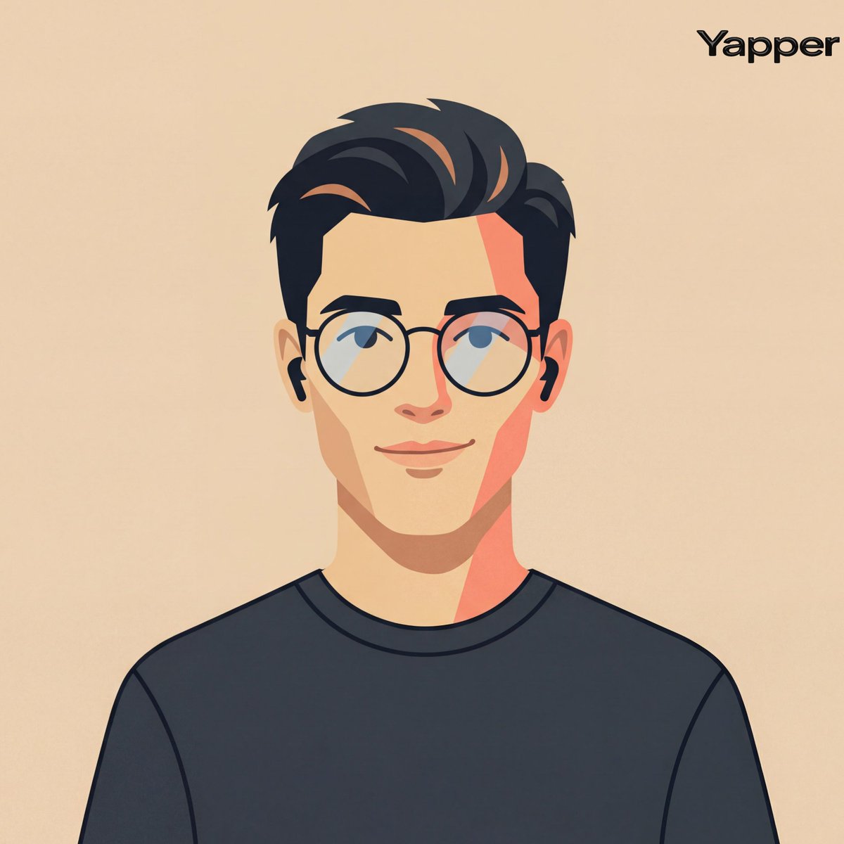 Profile / Avatar - Cinematic Vector Fashion Portrait — output 1