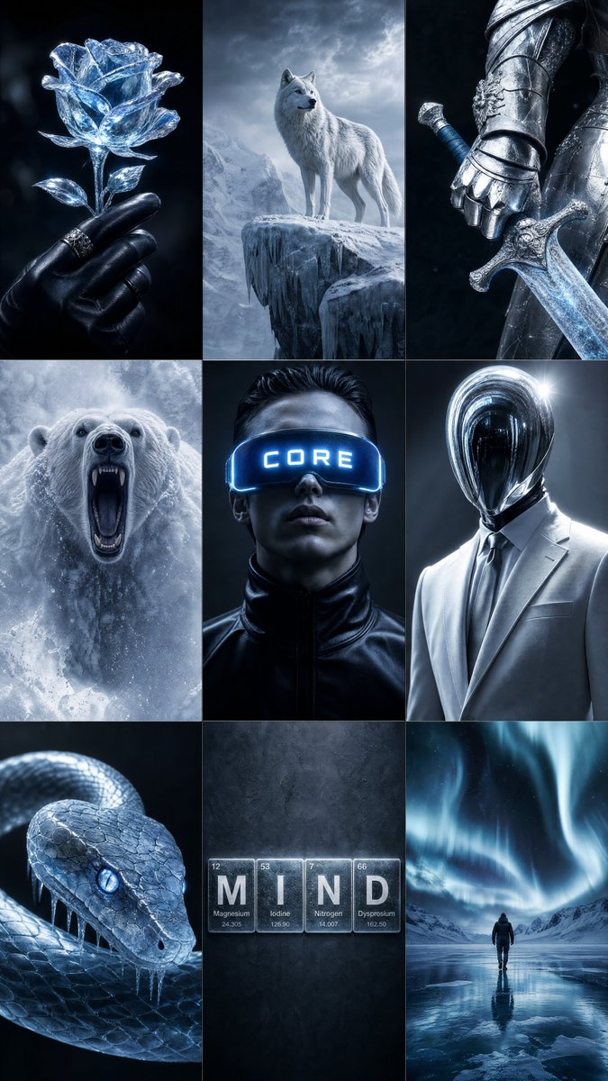 Product Marketing - Icy Silver Luxury Mood Board — output 1