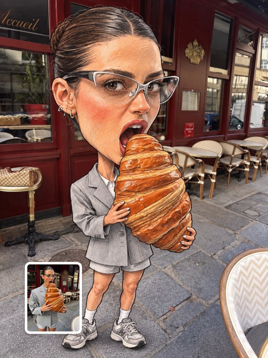 Profile / Avatar - Oversized Head Cartoon Caricature Prompt — output 1