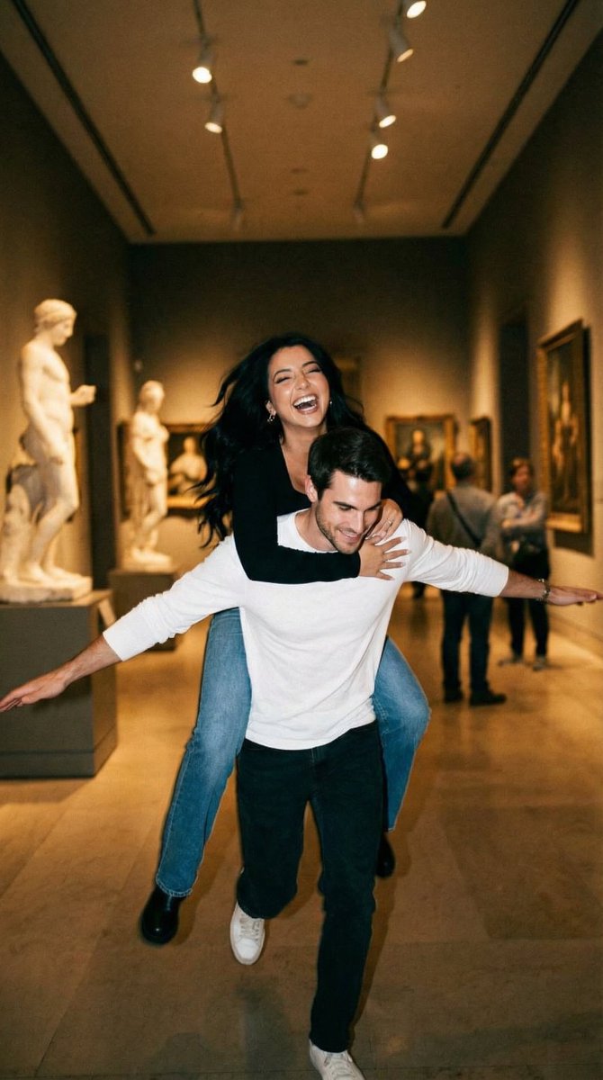 Social Media Post - Cinematic Playful Couple Action Blur Editorial — output 1