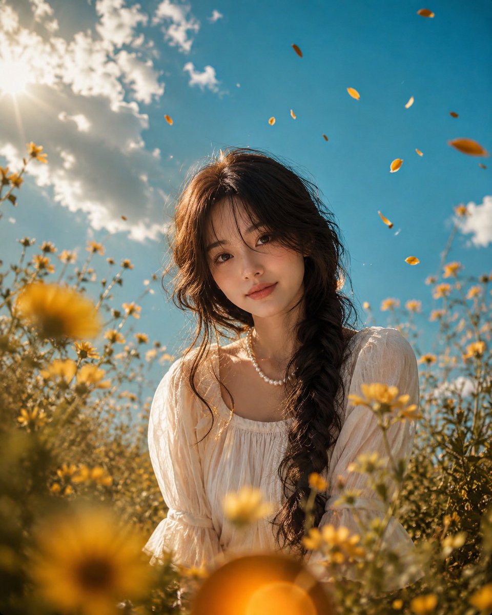 Social Media Post - Low Angle Wildflower Portrait — output 1