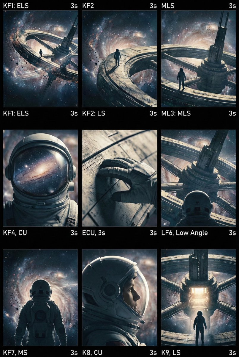 Cinematic AI Video Keyframe Generation Prompt — output 1