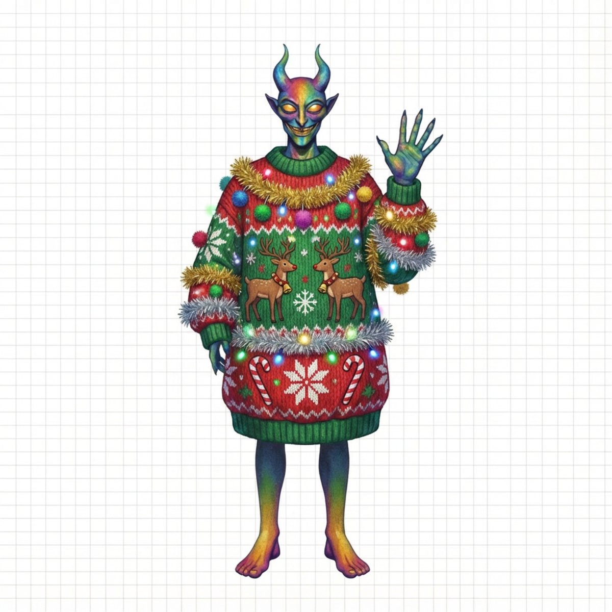 Ugly Christmas Sweater Prompt Template — output 1