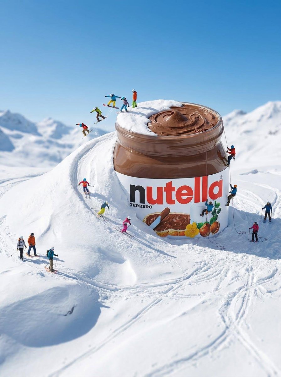 Product Marketing - Gigantic Product Buried in Snow with Miniature Explorers — output 1