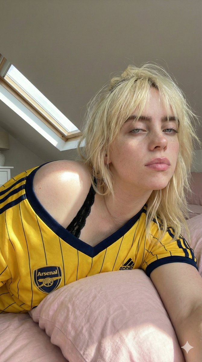 Profile / Avatar - Candid Selfie in Soccer Jersey in an Attic Bedroom — output 1