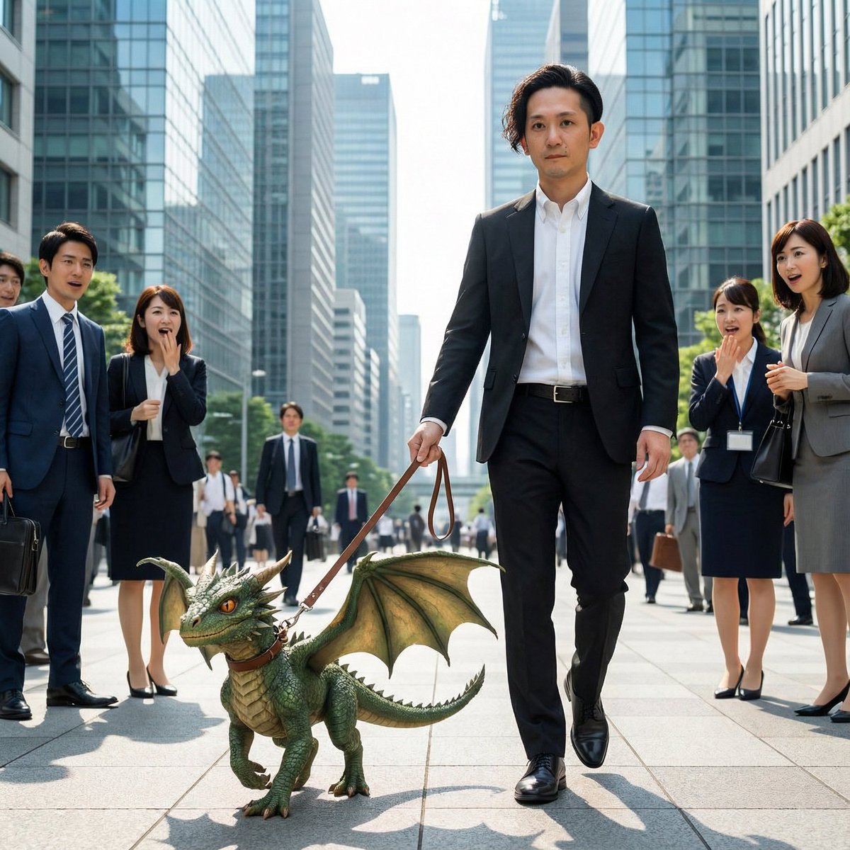 Dragon in the Office District — output 1