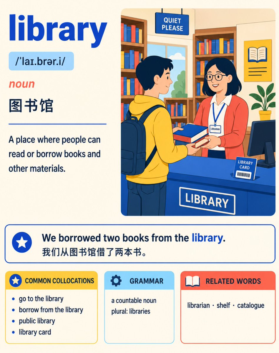 Infographic / Edu Visual - English Vocabulary Study Card Template — output 1
