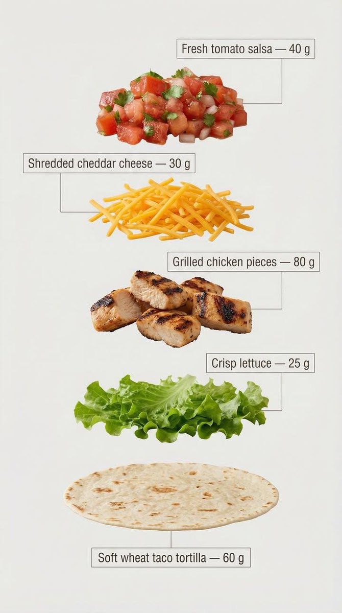 Infographic / Edu Visual - Exploded View Tacos Infographic for Marketing — output 1