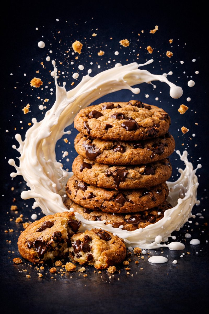 Ultra-Realistic Commercial Food Photography Prompt (Biscuits) — output 1