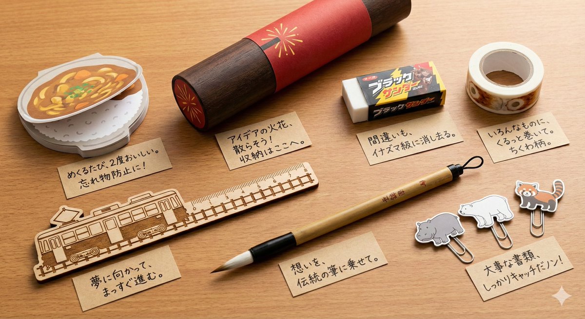Product Marketing - Conceptual Stationery Design Prompt for Toyohashi Specialties — output 1
