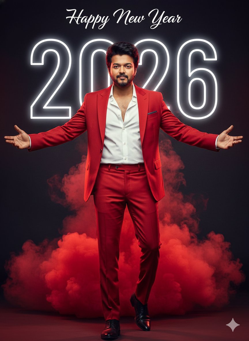 Happy New Year 2026 Cinematic Portrait — output 1