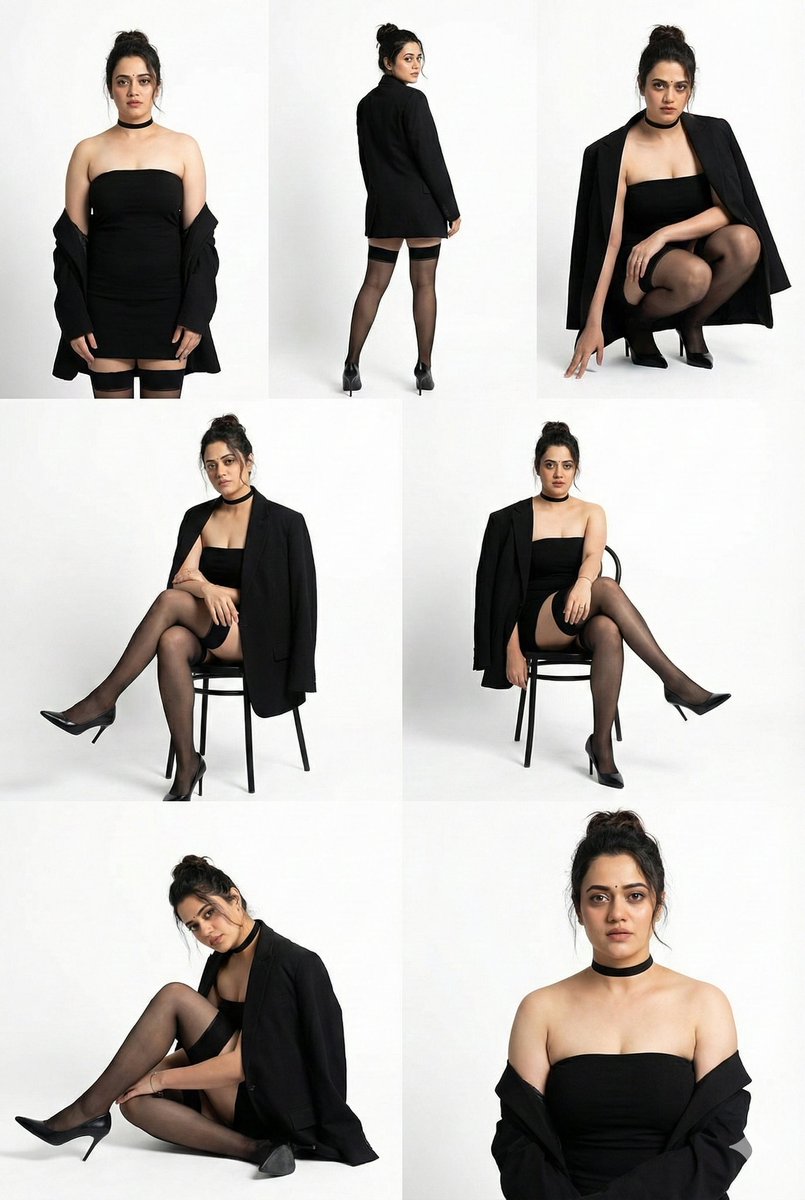 Product Marketing - High-Fashion Studio Photo Collage Prompt — output 1