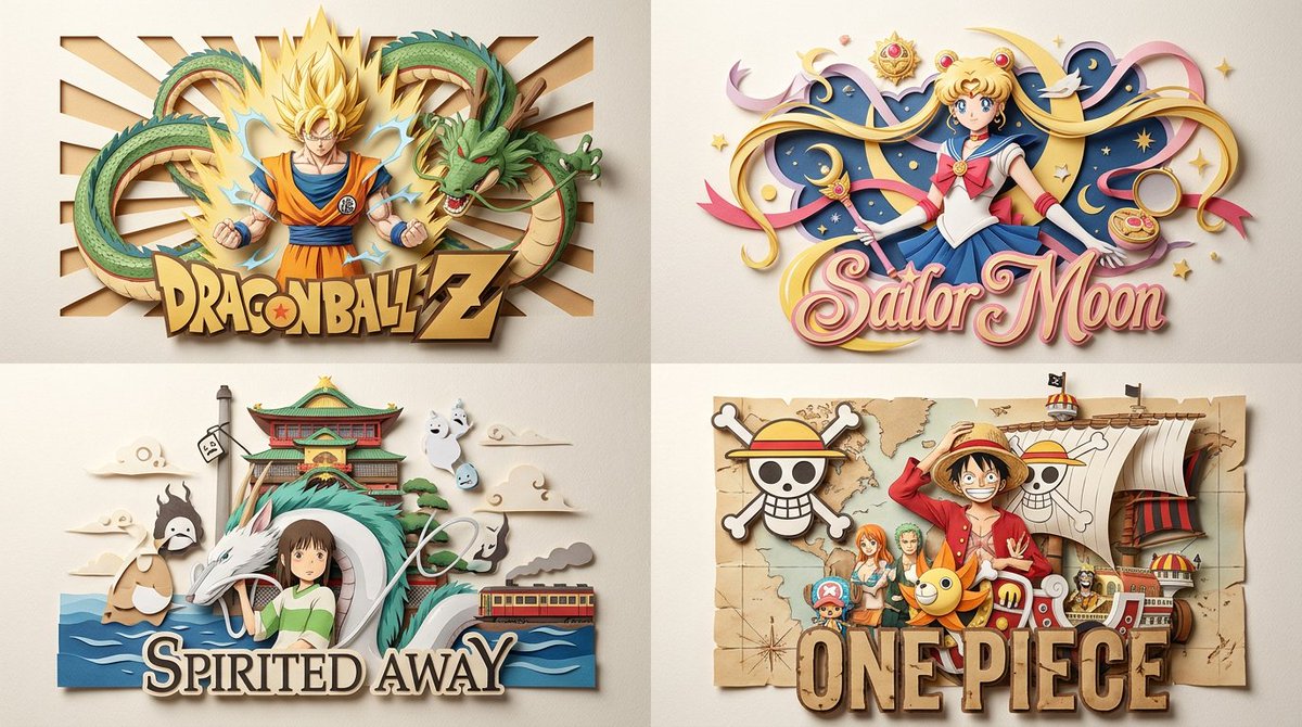 Paper Relief Anime Style — output 1