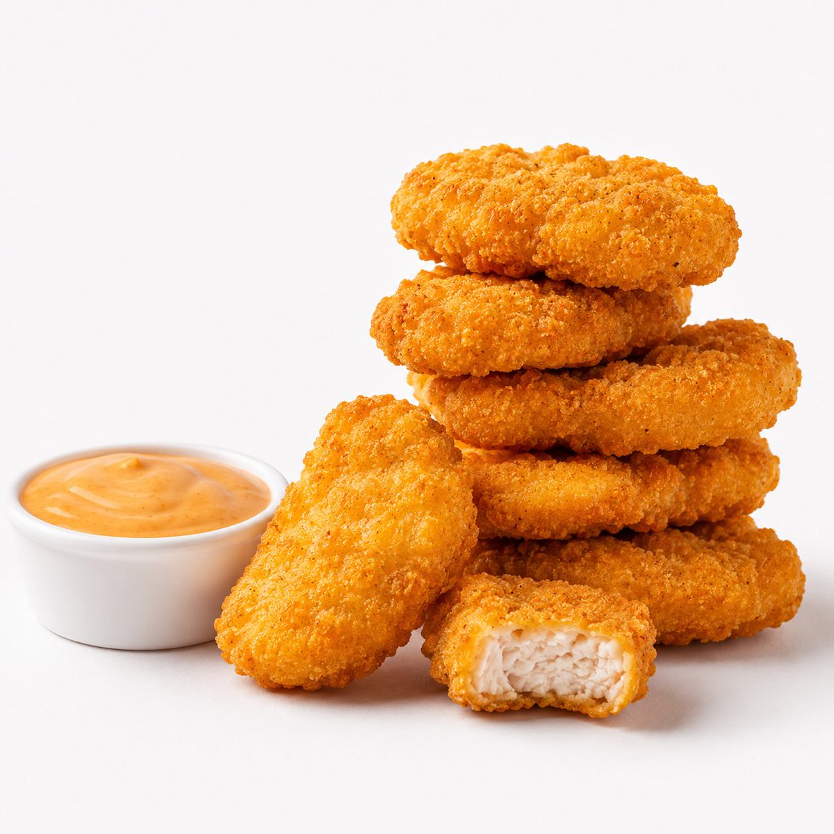 E-commerce Main Image - Crispy Chicken Nuggets Product Photo — output 1