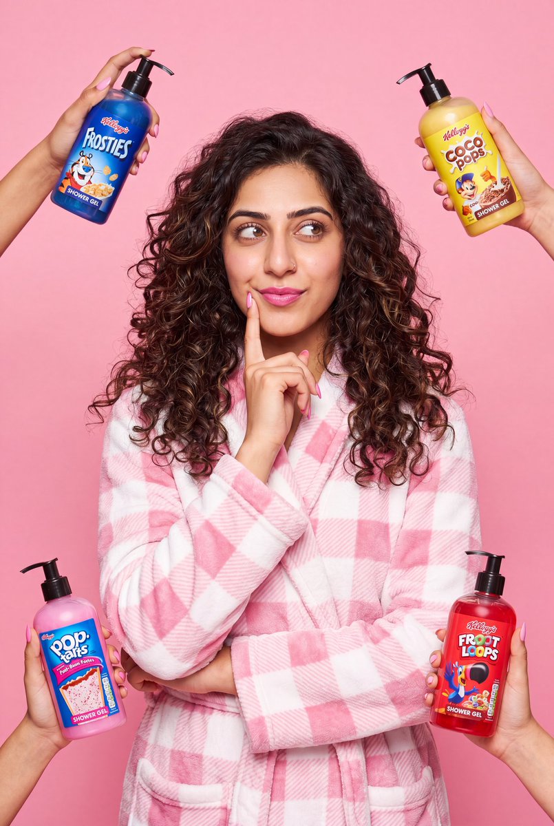 Product Marketing - Cereal-Themed Commercial Beauty Ad — output 1