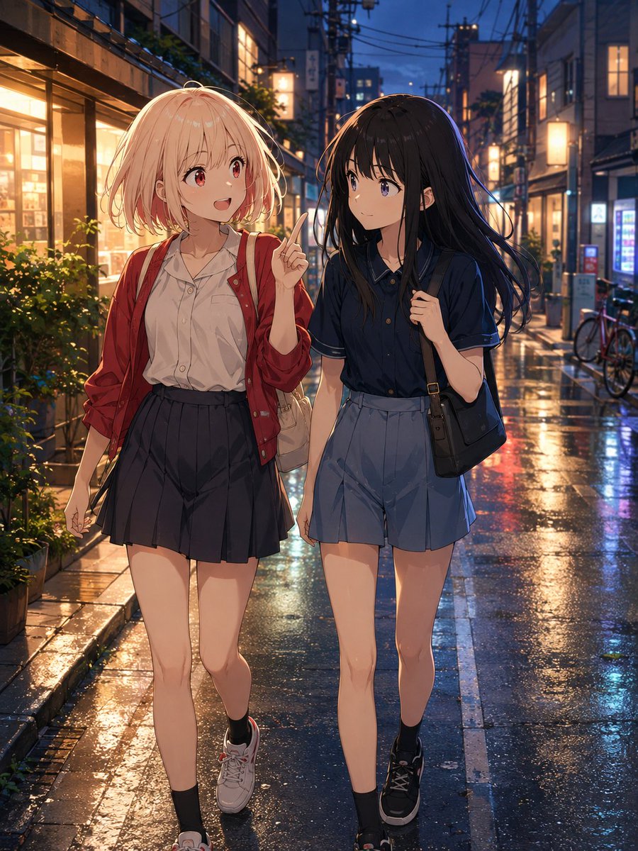 Comic / Storyboard - Rainy Evening Anime Friends — output 1