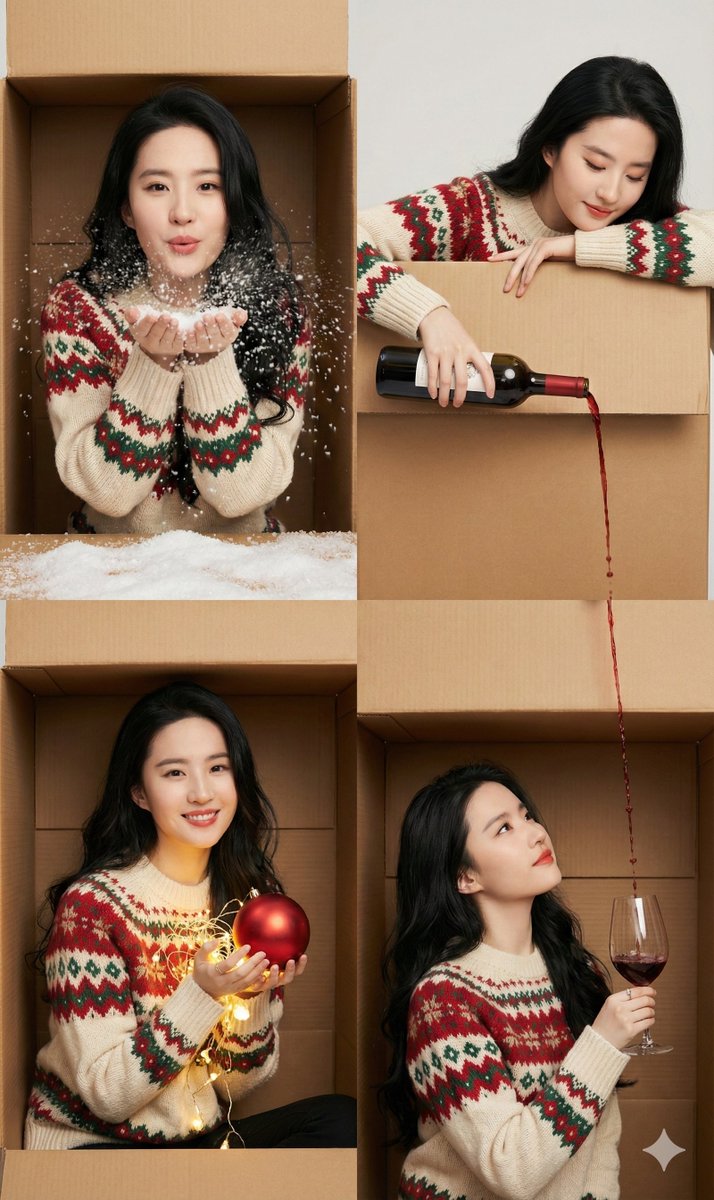 Social Media Post - Christmas Box Challenge Photo Collage Prompt — output 1