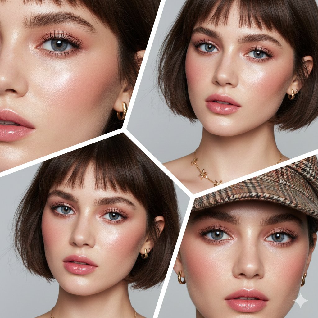 Product Marketing - Hyper-realistic Beauty Editorial Collage (Structured JSON) — output 1