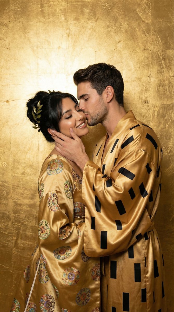 Fine-Art Fashion Editorial Inspired by Gold Mosaic Aesthetics — output 1