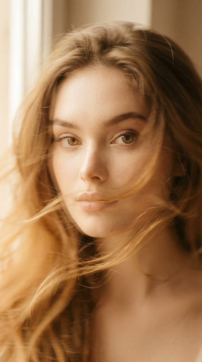 Product Marketing - Ethereal Motion Blur Portrait — output 1