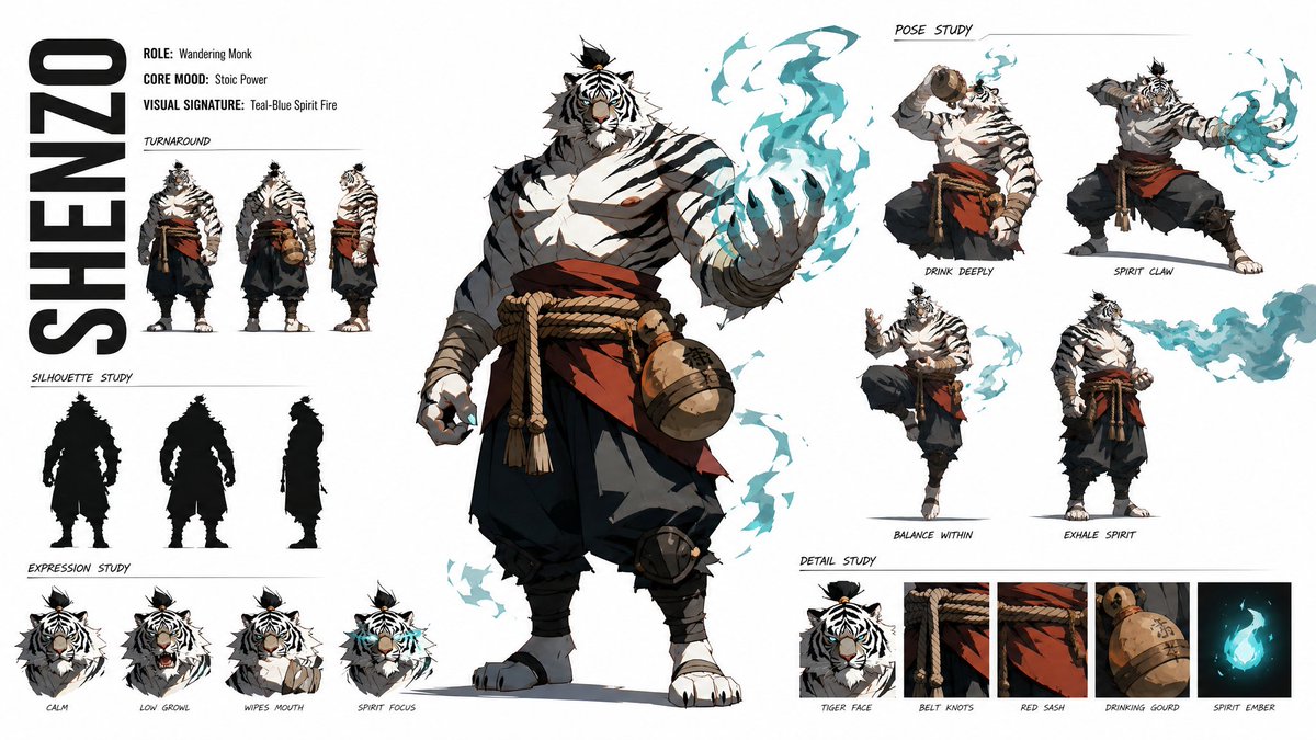 Product Marketing - High-Fashion Character Concept Sheet — output 1