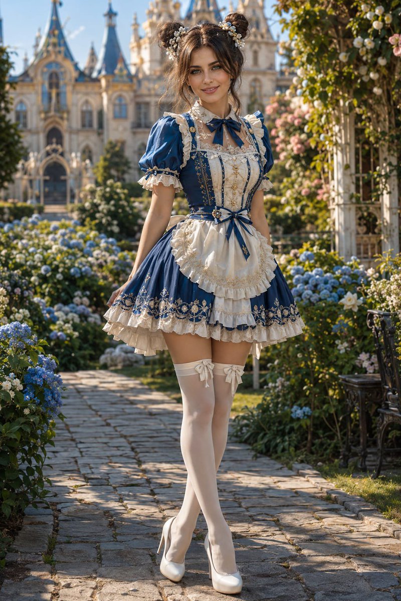 Product Marketing - Victorian Royal Courtyard Fashion Portrait — output 1
