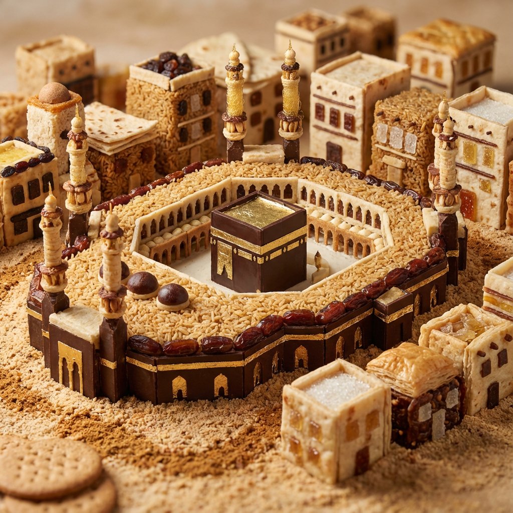 Social Media Post - Edible Cityscape Double Inference Prompt — output 1