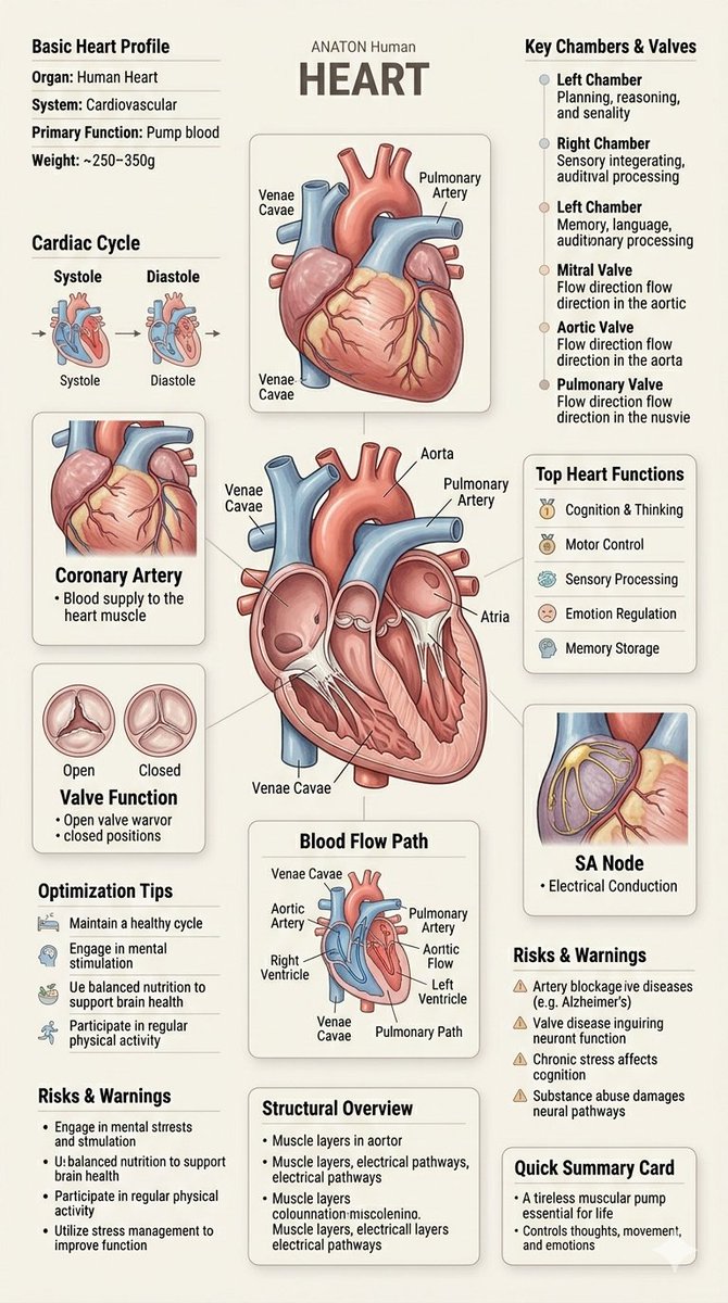 Infographic / Edu Visual - Human Anatomy Educational Infographic — output 1