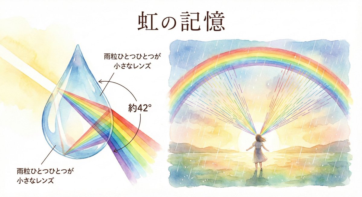 Rainbow Illustration Description — output 1