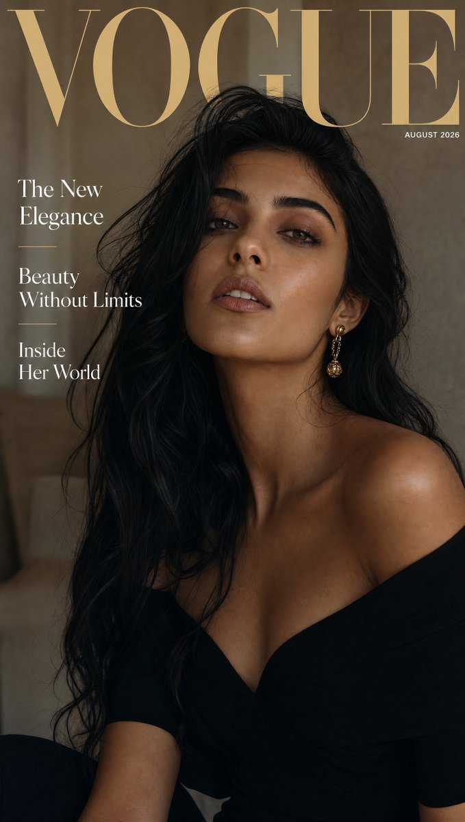 Social Media Post - Vogue Editorial Magazine Cover — output 1
