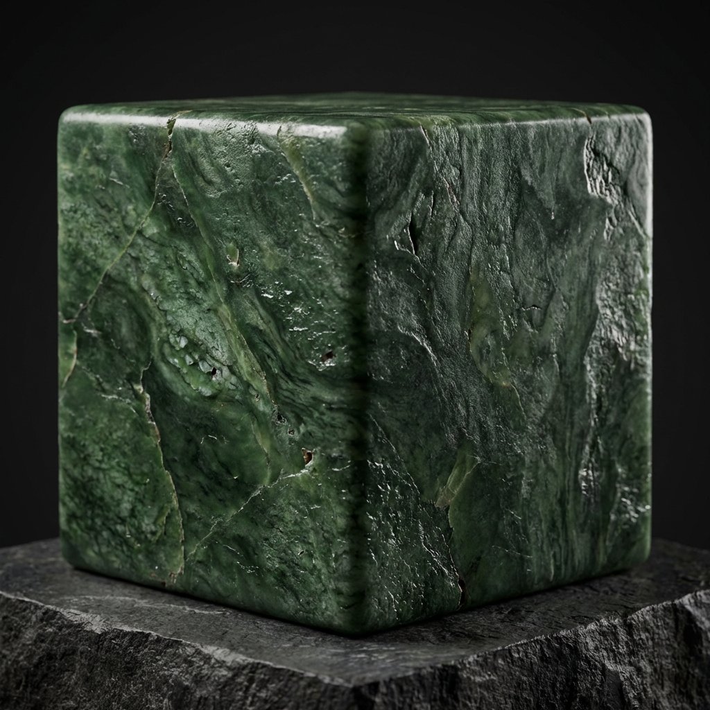 Game Asset - Jade Stone Cube Texture — output 1