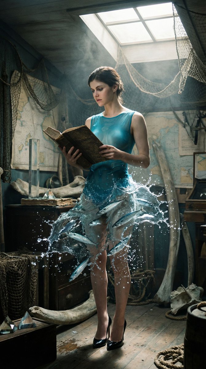 Social Media Post - Surreal Maritime Editorial Portrait — output 1