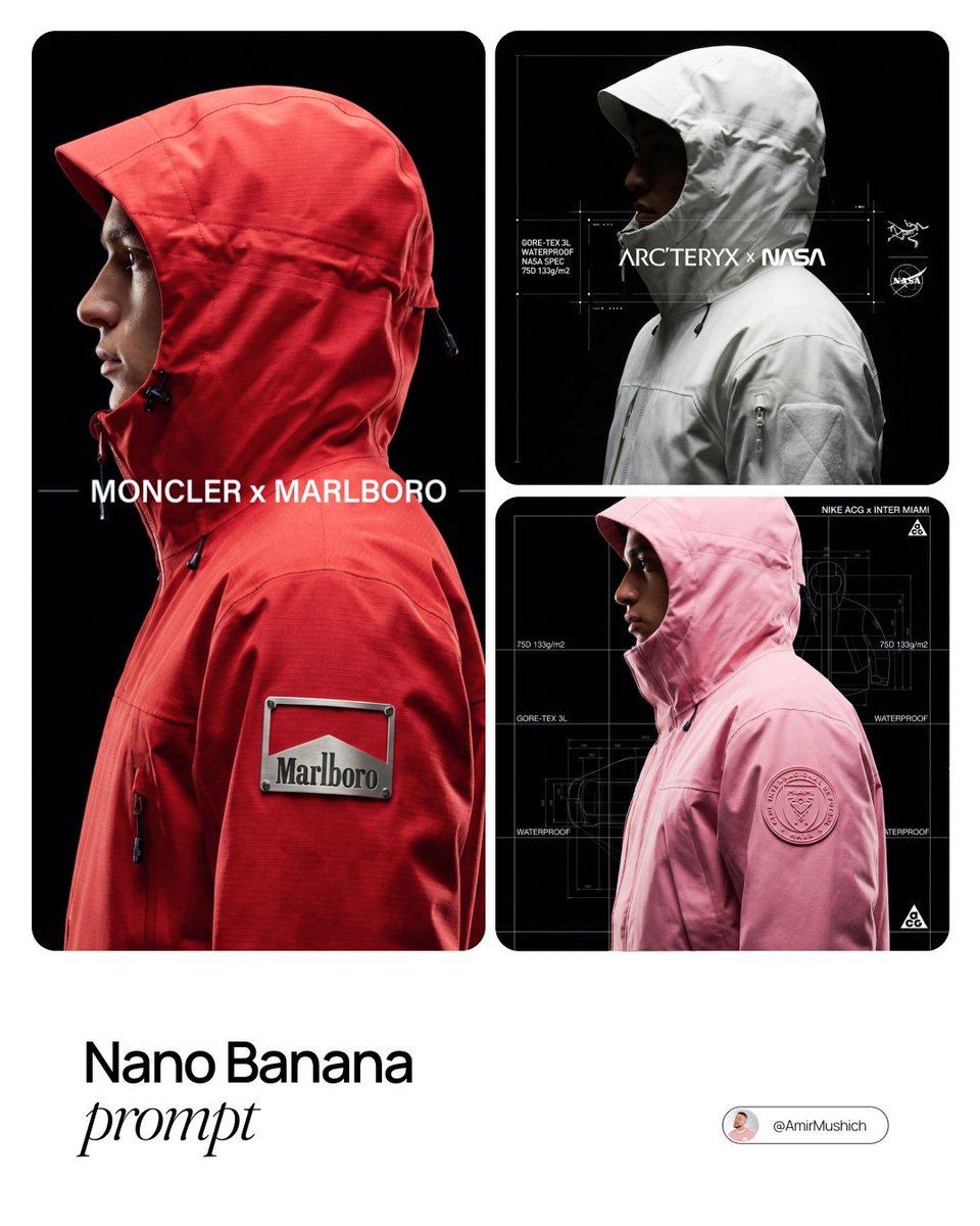 Product Marketing - Technical Outerwear Campaign Poster Generation Prompt — output 1