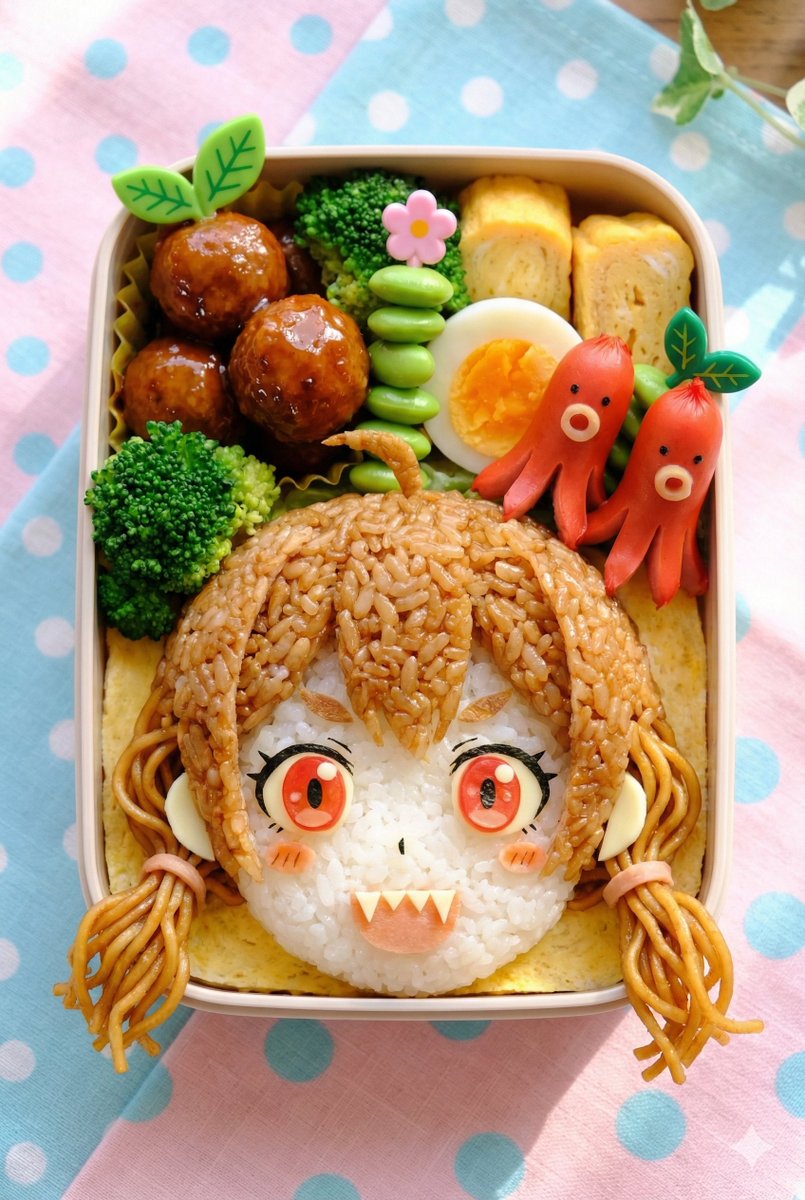 Kyaraben (Character Bento Box) Generation Prompt — output 1
