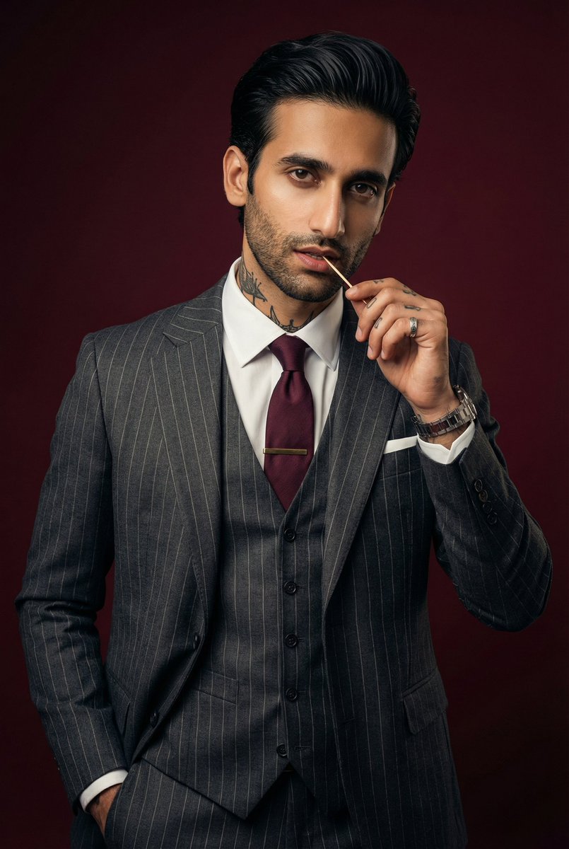 Product Marketing - Noir Detective High-Fashion Portrait — output 1