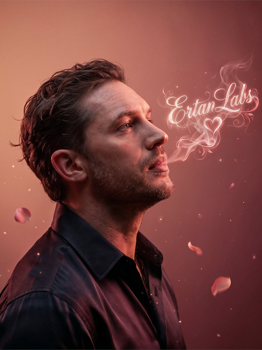 Profile / Avatar - Cinematic Smoke Calligraphy Portrait — output 1