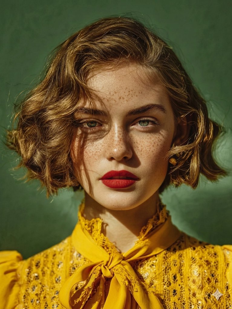 Product Marketing - High-Fashion Magazine Cover Portrait — output 1