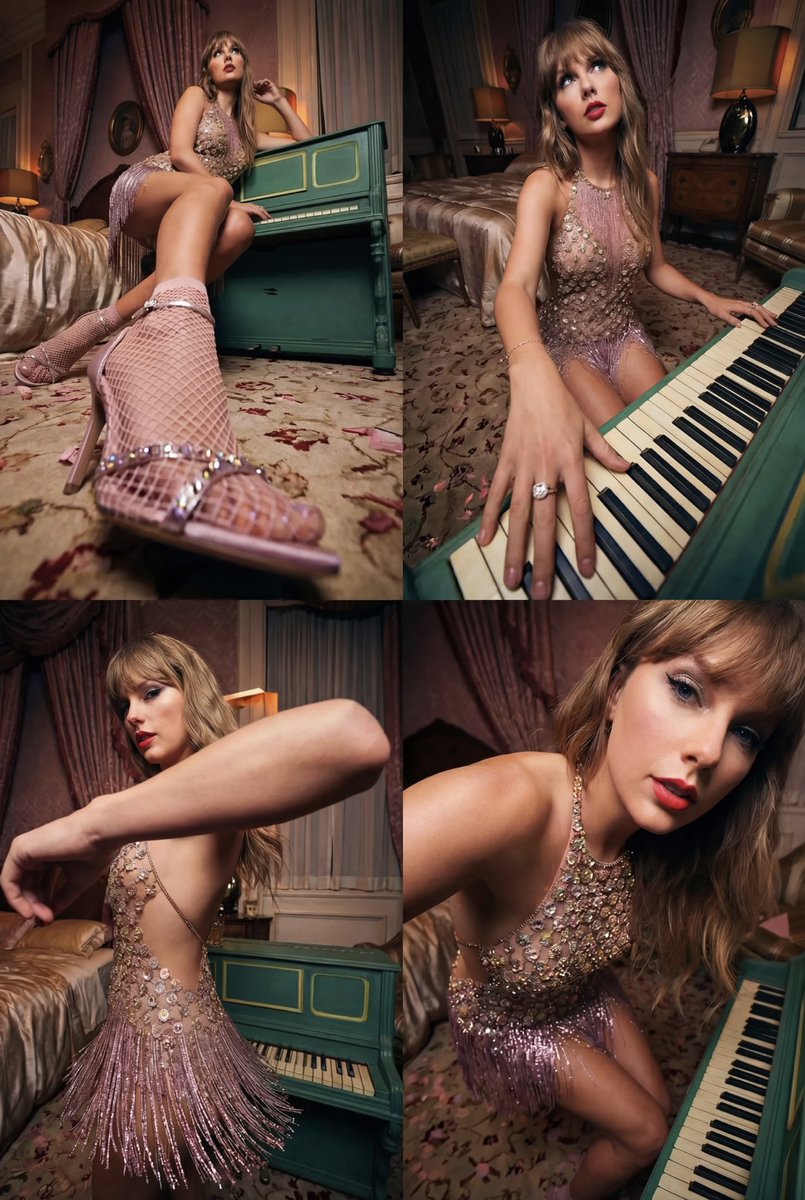 Vintage Glamour Piano Series Prompt — output 1