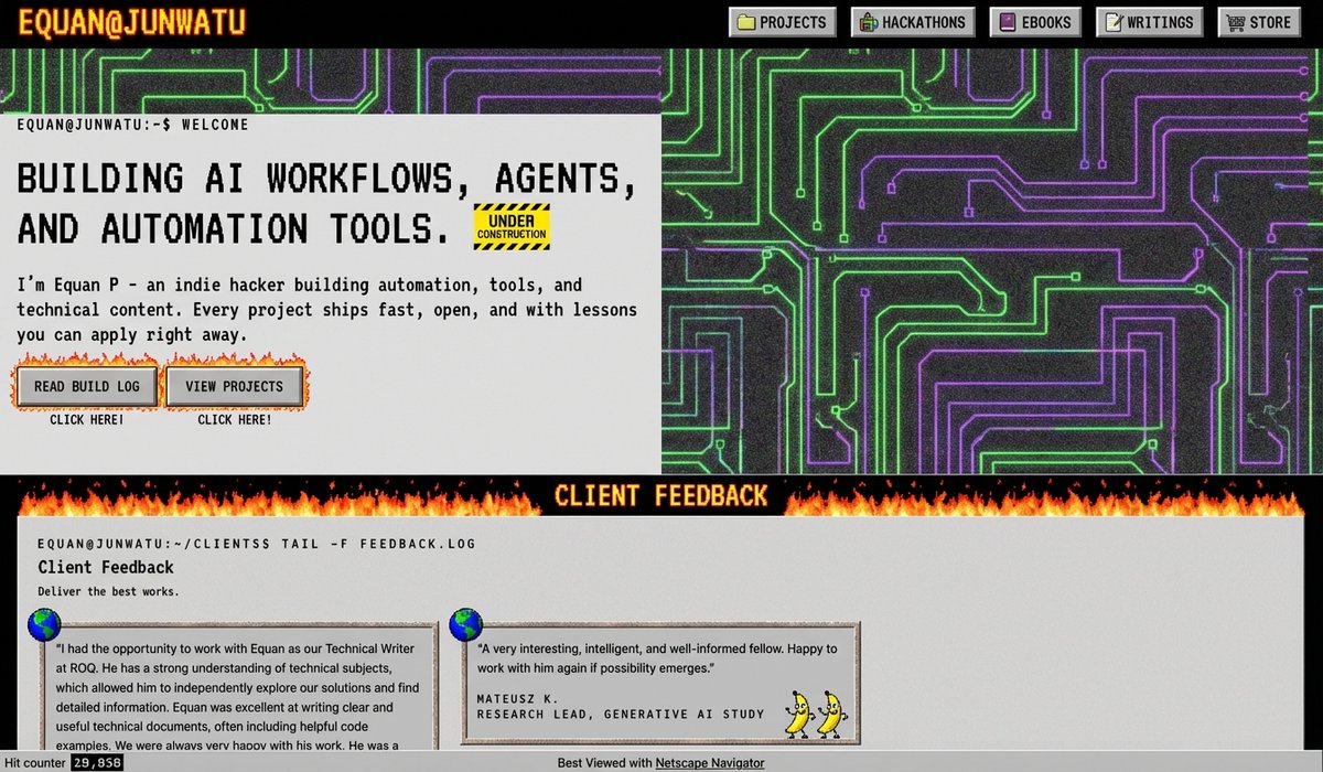 90s version of a website via style transfer — output 1