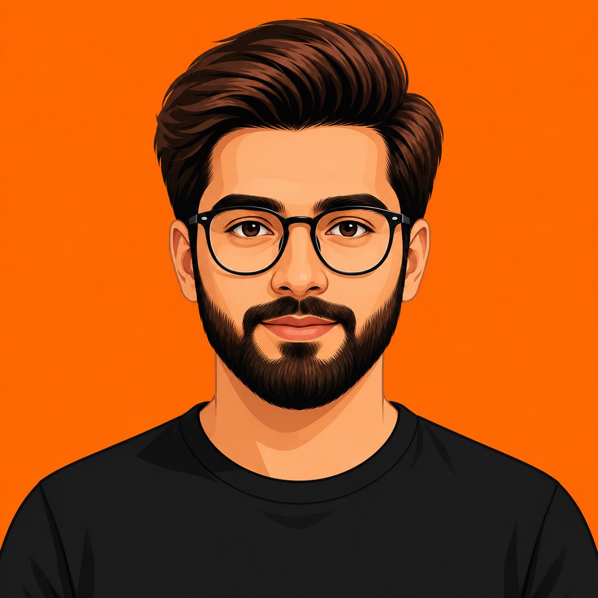 Profile / Avatar - Clean Flat Vector Avatar — output 1