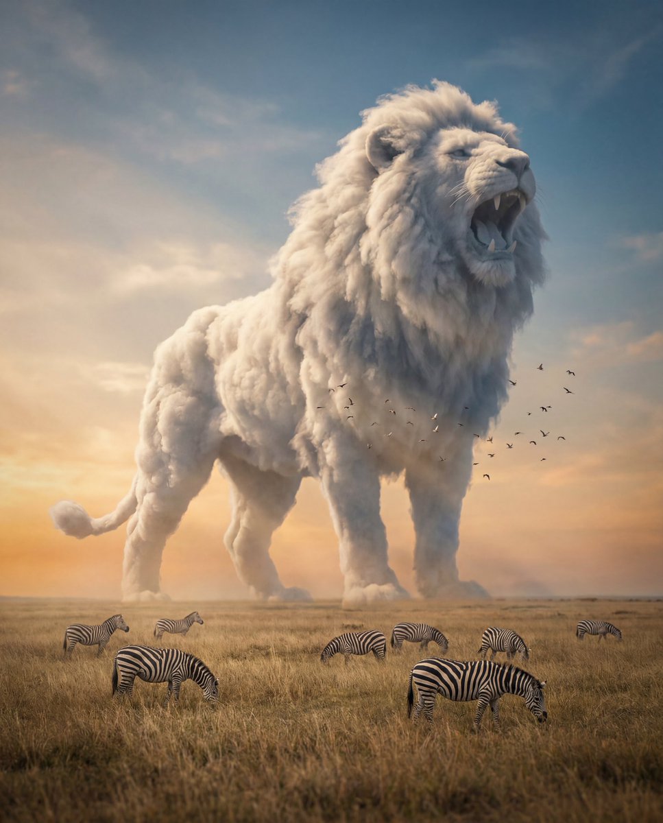YouTube Thumbnail - Majestic Elephant Cloud Photography — output 1