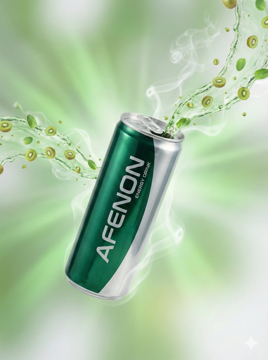 E-commerce Main Image - High-End Commercial Product Photography for an Energy Drink — output 1