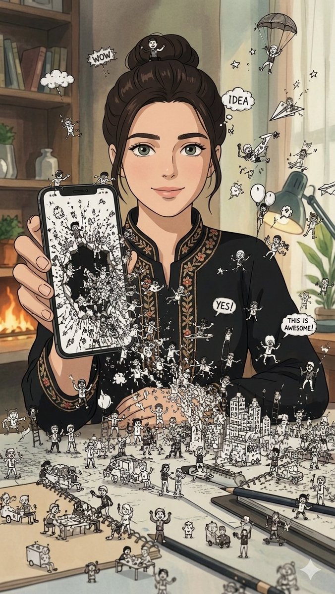 Social Media Post - Digital Doodle Portal Transition — output 1